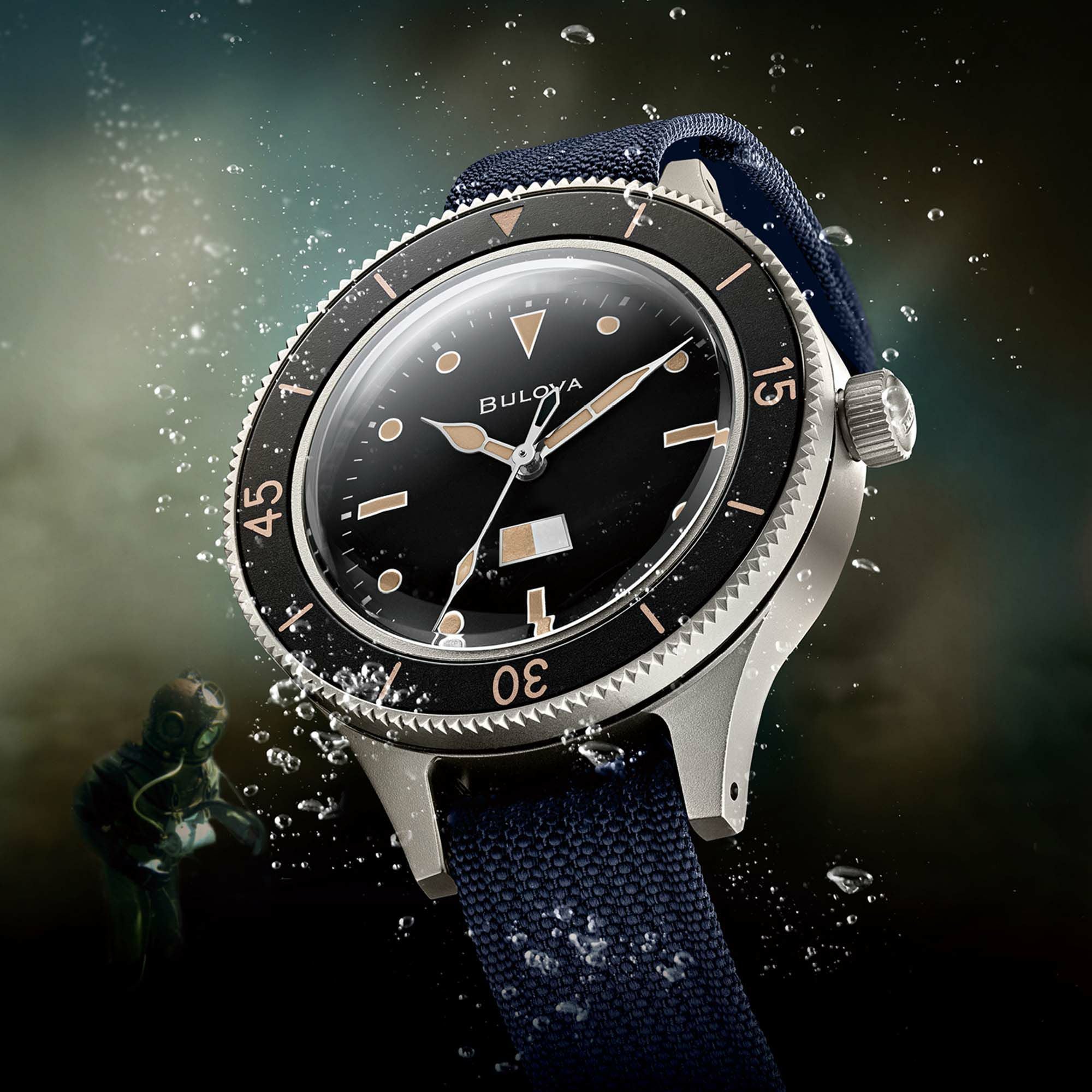 BLOVA ブローバ　ミルシップ　98A266 自動巻　ブラック アーカイブスシリーズ “ミルシップ” 98A266 | BULOVA（ブローバ