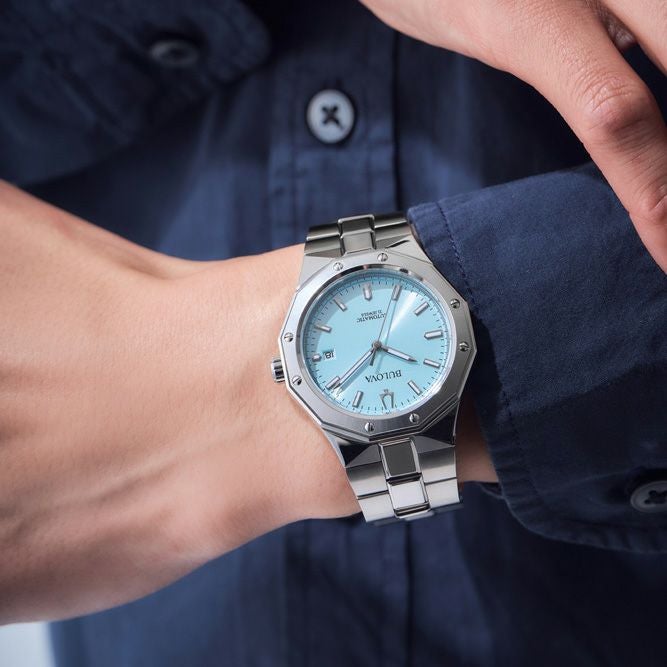 [最終値下げ美品]BULOVAブローバクラシック96B462スカイブルー40mm クラシック 96B462 | BULOVA（ブローバ）ジャパン公式サイト